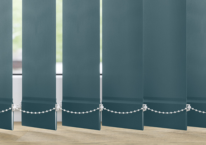 Roma, Teal - Vertical Blind - Image 4
